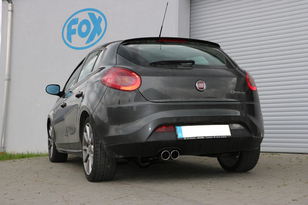 Fox passend fürFiat Bravo 198 für Modelle mit Stoßstangenausschnitt Endschalldämpfer - 2x80 Typ 16