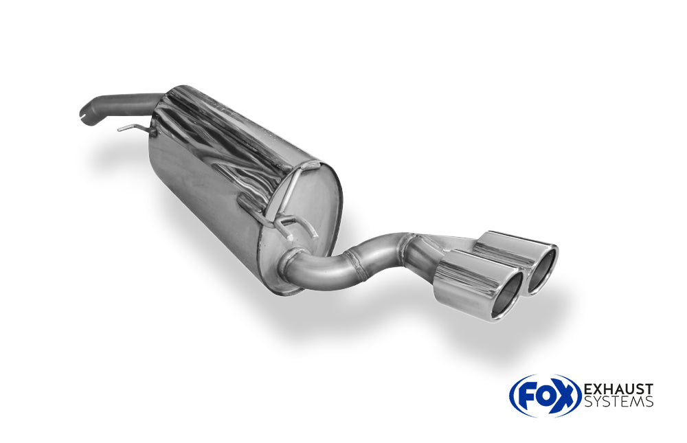 Fox passend fürFiat Bravo 198 für Modelle mit Stoßstangenausschnitt Endschalldämpfer - 2x80 Typ 16