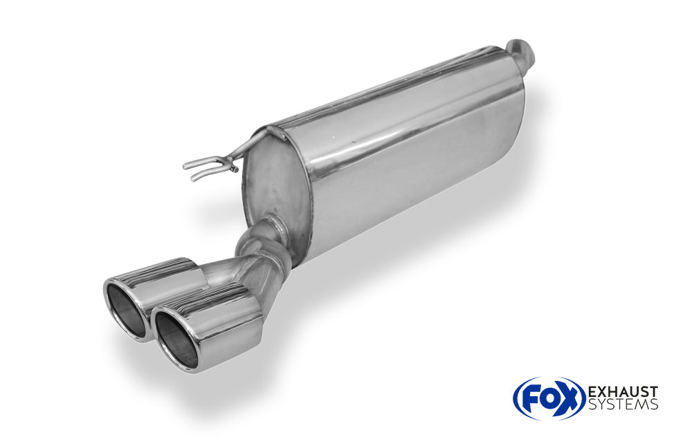 Fox passend fürFiat Bravo 198 für Modelle mit Stoßstangenausschnitt Endschalldämpfer - 2x80 Typ 16