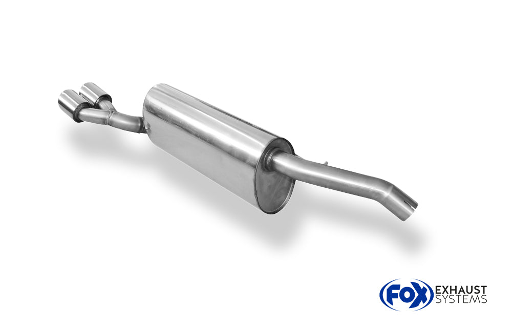 Fox passend fürFiat Bravo 198 für Modelle mit Stoßstangenausschnitt Endschalldämpfer - 2x80 Typ 16