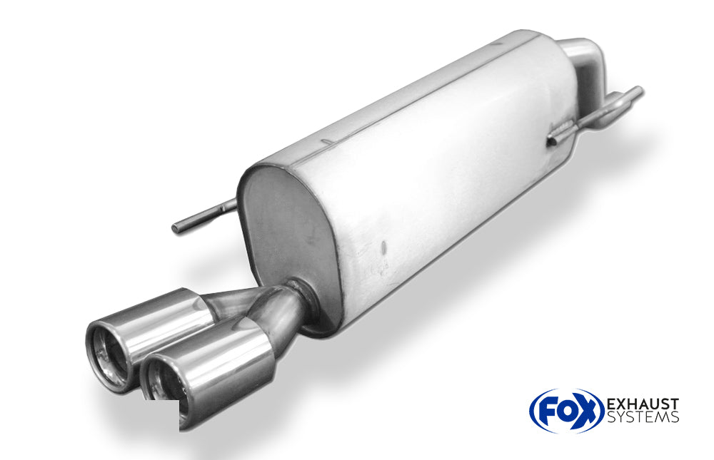 Fox passend fürFiat Bravo 198 Endschalldämpfer - 2x76 Typ 13