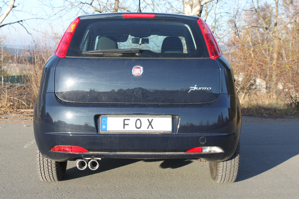 Fox passend fürFiat Grande Punto 199 - Benzin Endschalldämpfer - 2x76 Typ 13