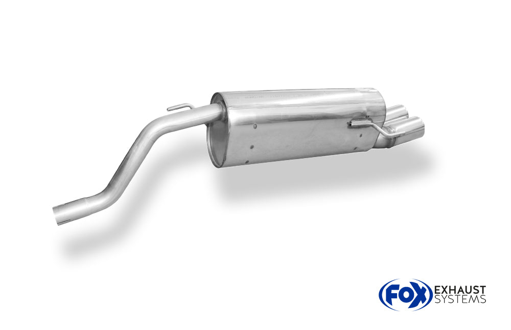 Fox passend fürFiat Grande Punto 199 - Benzin Endschalldämpfer - 2x76 Typ 13