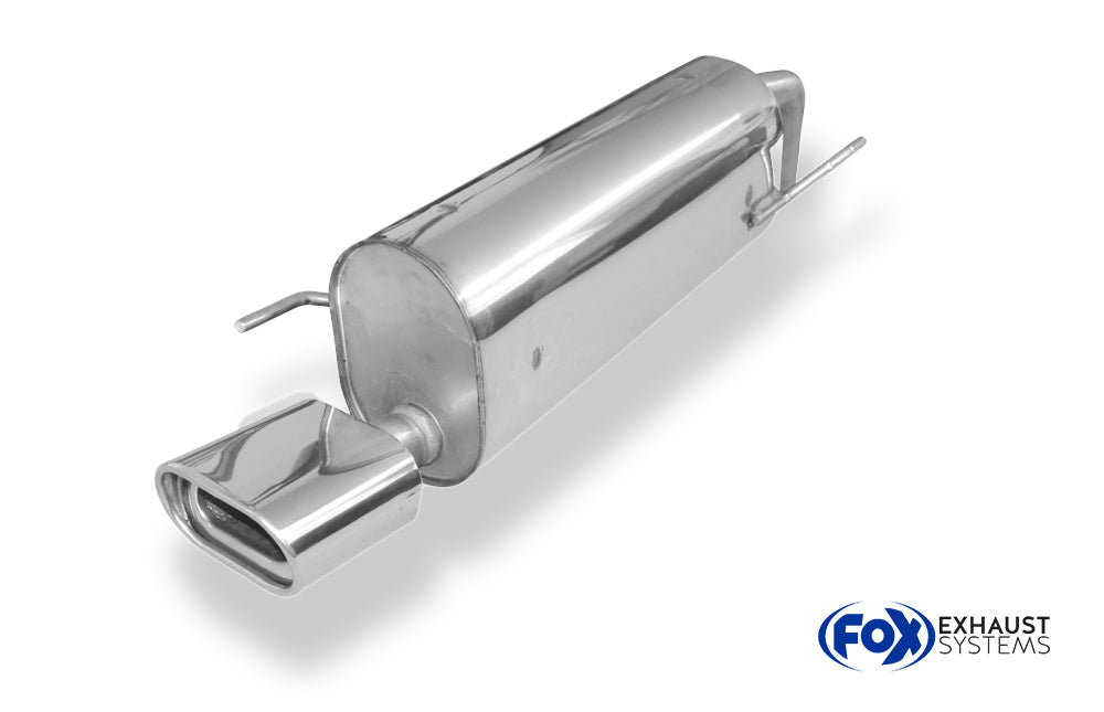 Fox passend fürFiat Grande Punto 199 - Benzin Endschalldämpfer - 135x80 Typ 53
