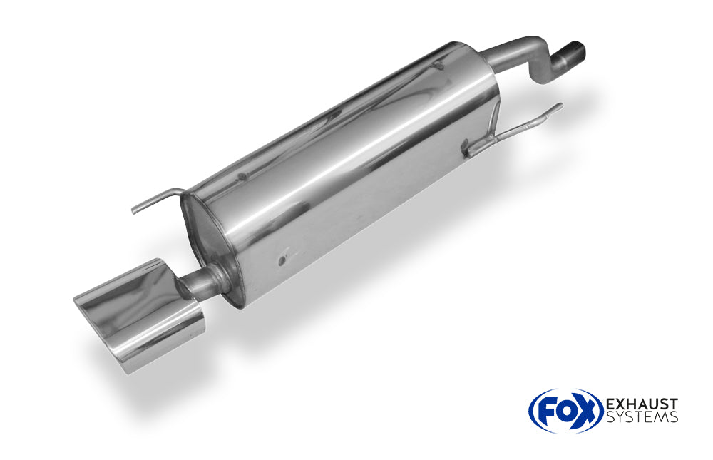 Fox passend fürFiat Grande Punto 199 - Benzin Endschalldämpfer - 135x80 Typ 53