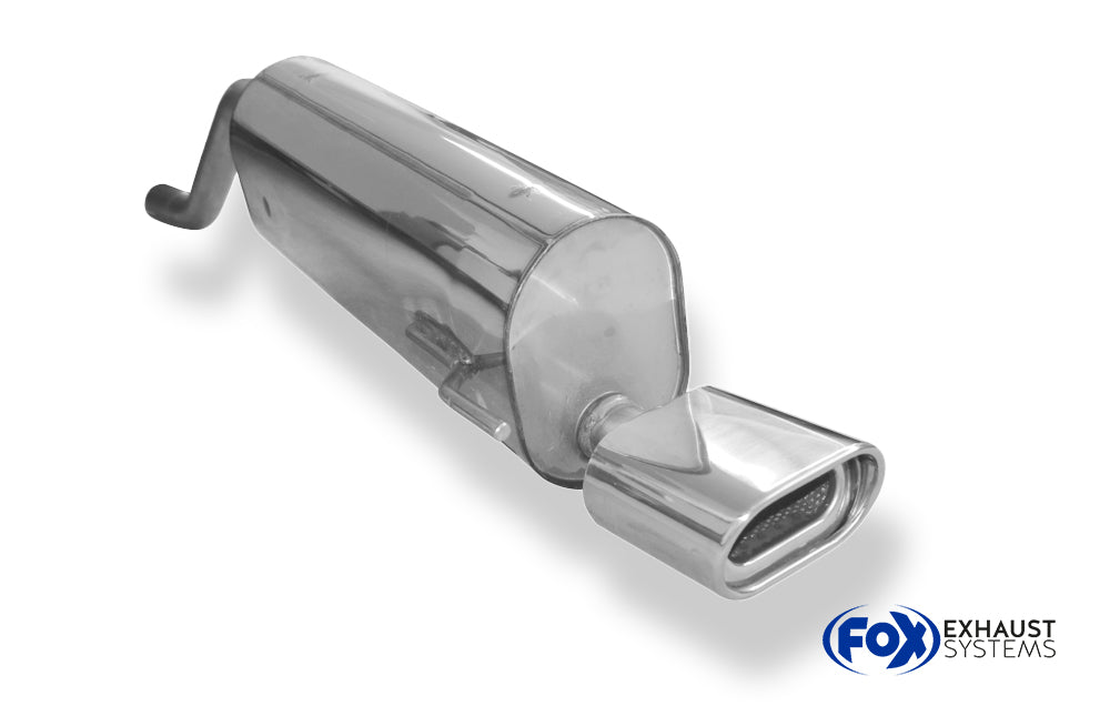 Fox passend fürFiat Grande Punto 199 - Benzin Endschalldämpfer - 135x80 Typ 53