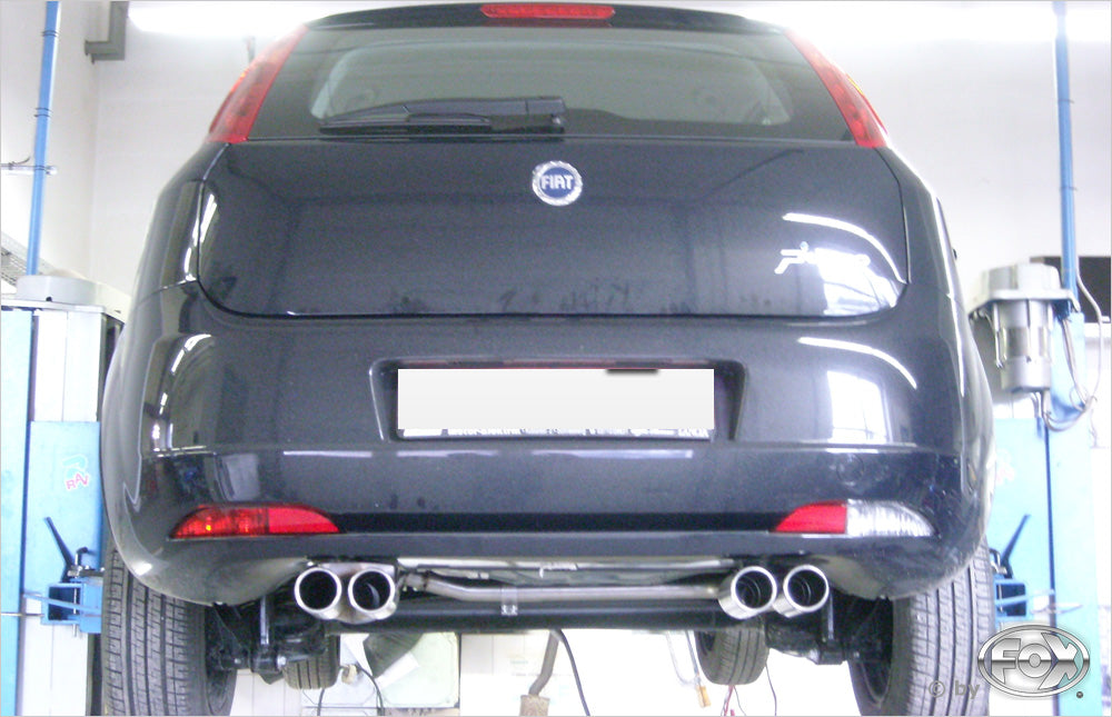 Fox passend fürFiat Grande Punto 199 - Diesel Endschalldämpfer Ausgang rechts/links - 2x76 Typ 13 rechts/links