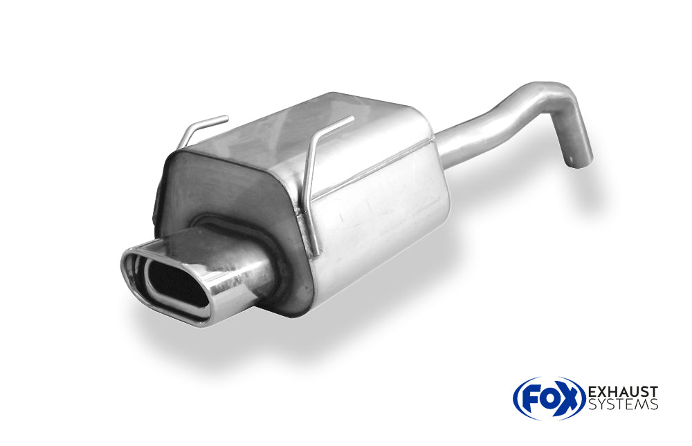 Fox passend fürFiat 500/ 500C Endschalldämpfer - 135x80 Typ 53