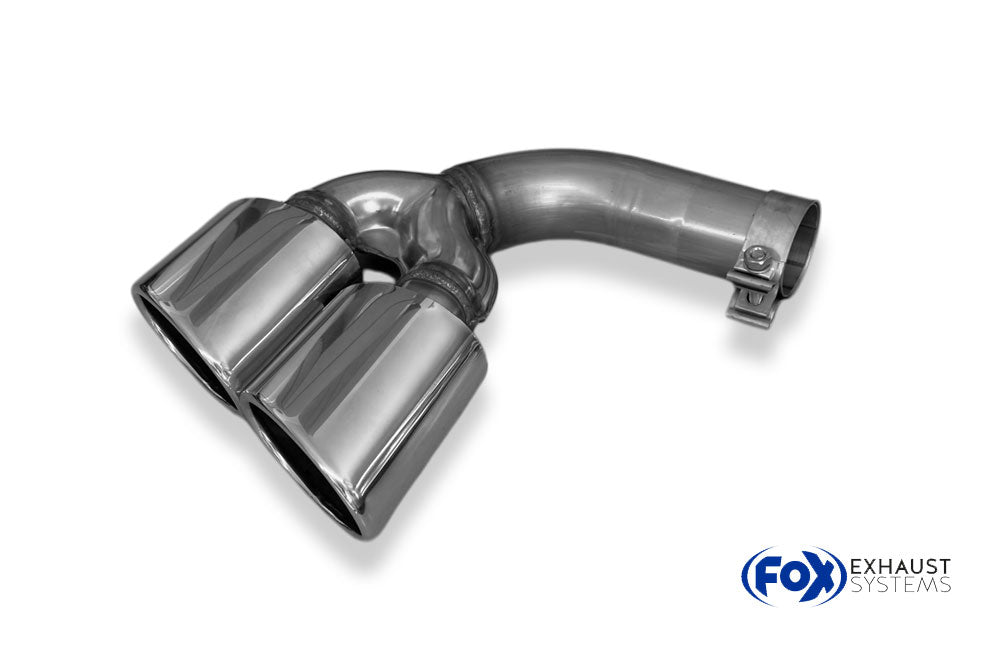 Fox passend für Fiat Ducato/ Peugeot Boxer/ Peugeot Tourne/ Citroen Jumper Endrohr Ausgang zur Fahrerseite - 2x115x85 Typ 38