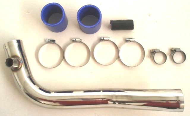 Friedrich Motorsport Ladedruckrohr mit Anschluss für Pop-Off für Edelstahl poliert (Bj. 98-2004)