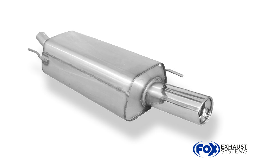 Fox passend fürFord Fiesta JAS/ JBS Endschalldämpfer - 1x90 Typ 13