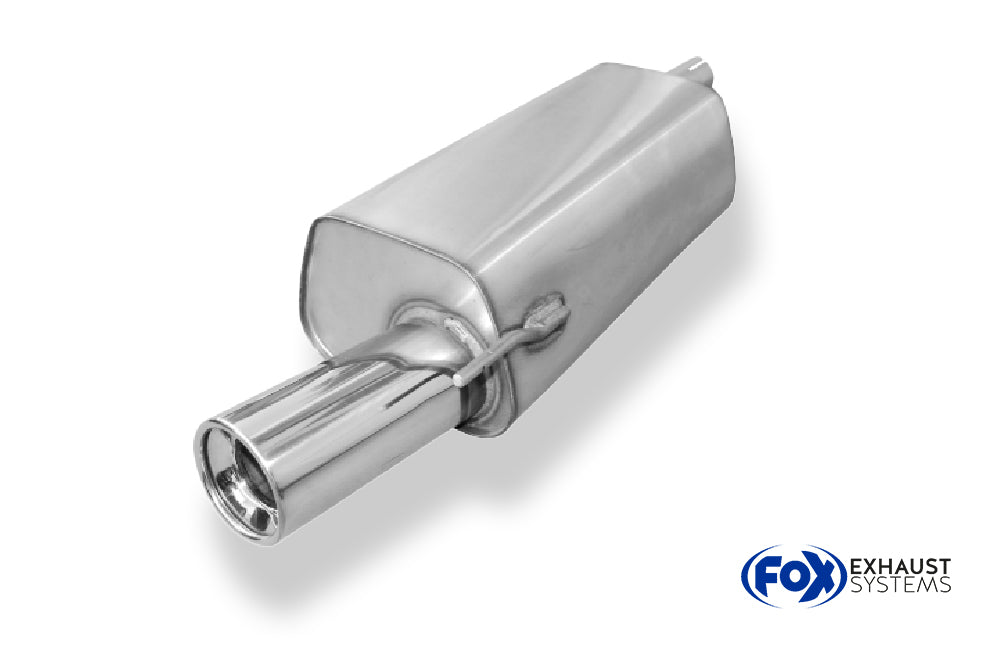 Fox passend fürFord Fiesta JAS/ JBS Endschalldämpfer - 1x90 Typ 13