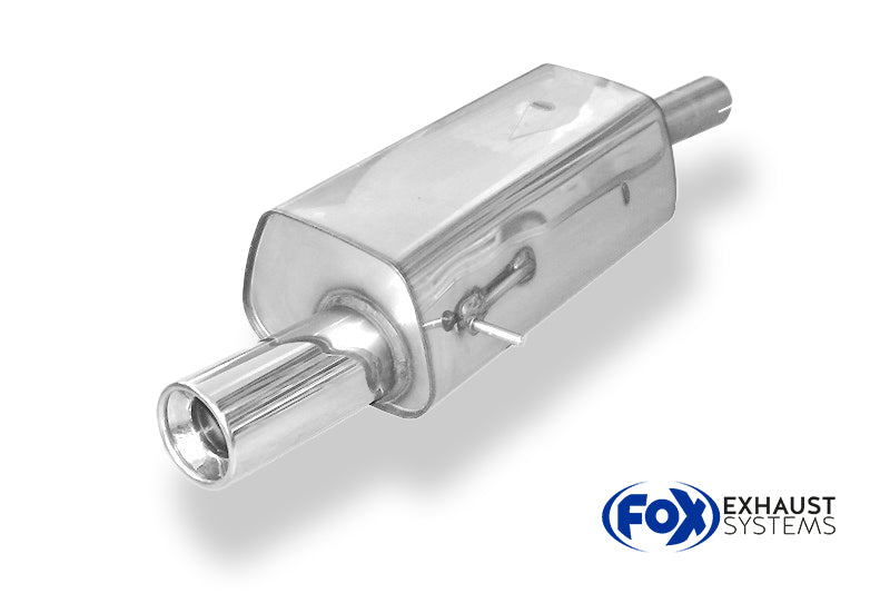 Fox passend fürFord Fiesta VI ST150 Endschalldämpfer - 1x90 Typ 13