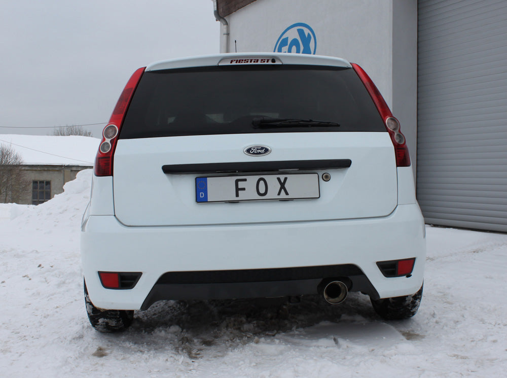Fox passend fürFord Fiesta VI Endschalldämpfer inkl. Verbindungsrohr zum Kat - 1x90 Typ 14