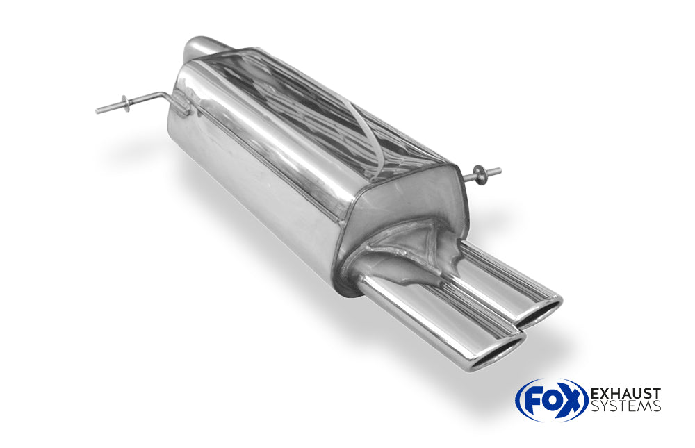 Fox passend fürFord Fiesta VII/ Fiesta VII Sport Endschalldämpfer - 2x86x54 Typ 32