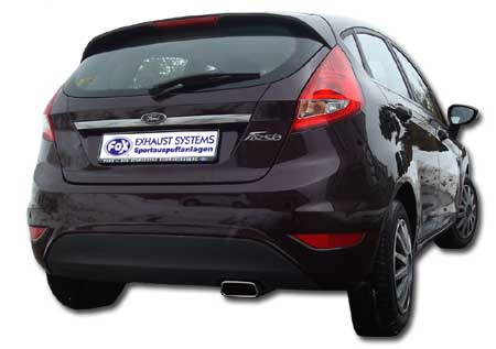 Fox passend fürFord Fiesta VII/ Fiesta VII Sport - 1,6l 77/88kW Endschalldämpfer - 145x65 Typ 59