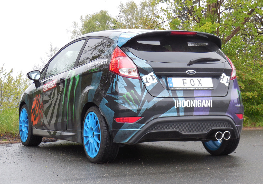 Fox passend fürFord Fiesta VII ST Endschalldämpfer - 2x90 Typ 12