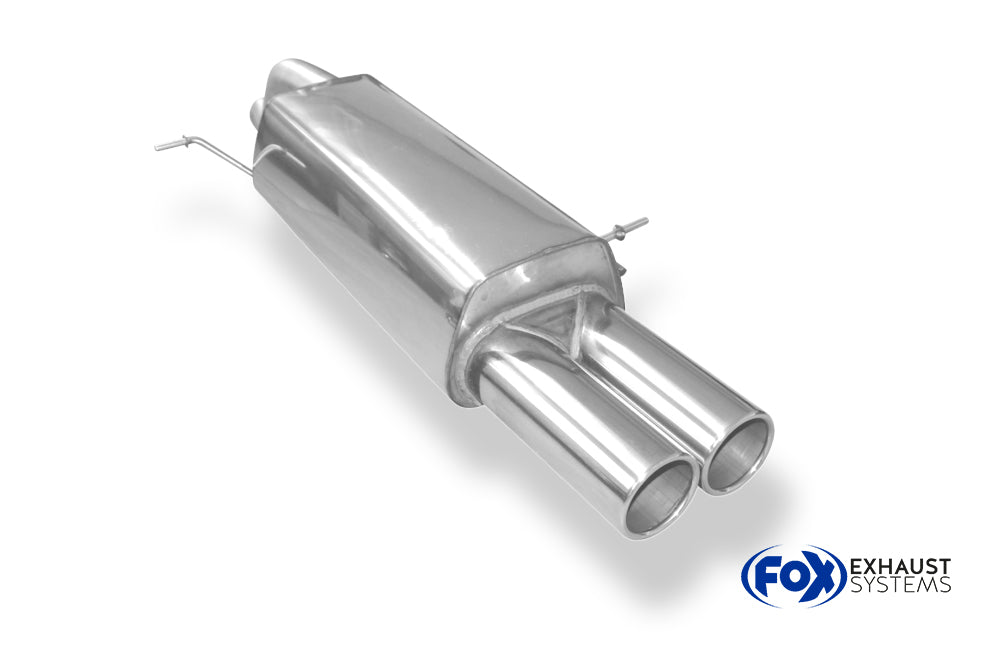 Fox passend für Ford Fiesta VII ST200 Endschalldämpfer - 2x90 Typ 12