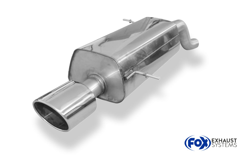 Fox passend fürFord Fiesta VII ST Endschalldämpfer - 129x106 Typ 32