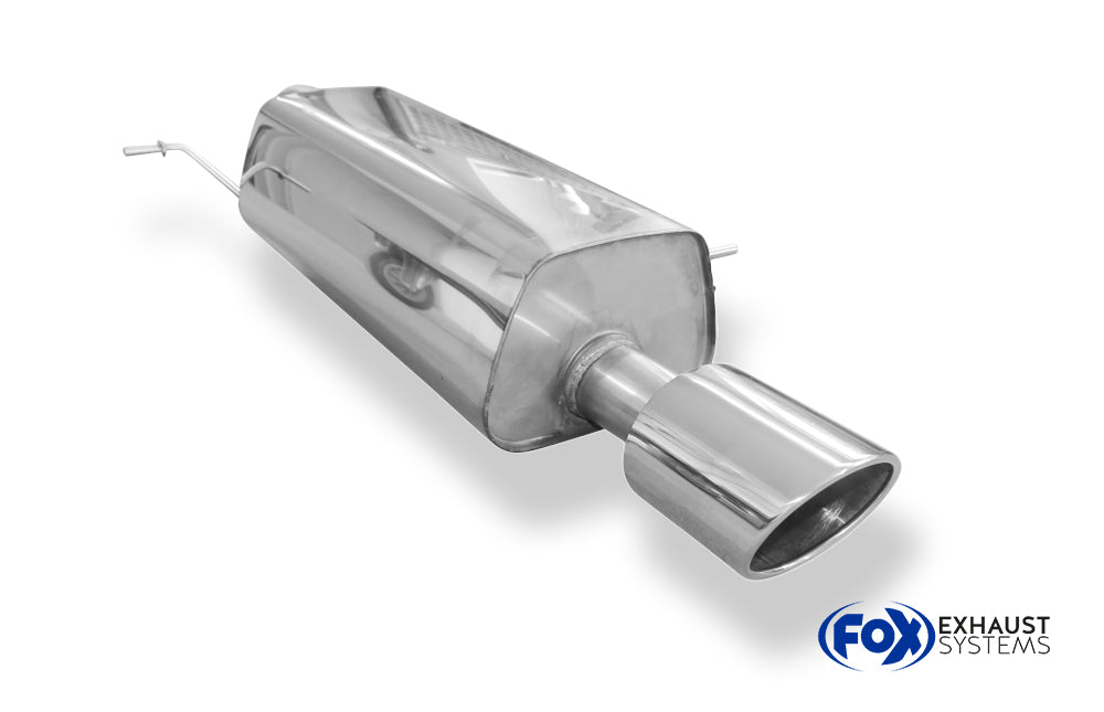 Fox passend für Ford Fiesta VII ST Endschalldämpfer - 129x106 Typ 32