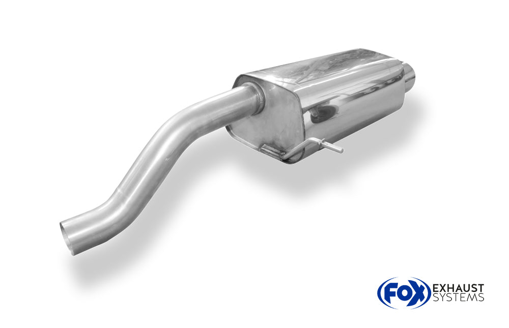 Fox passend fürFord Fiesta VII ST Endschalldämpfer - 129x106 Typ 32