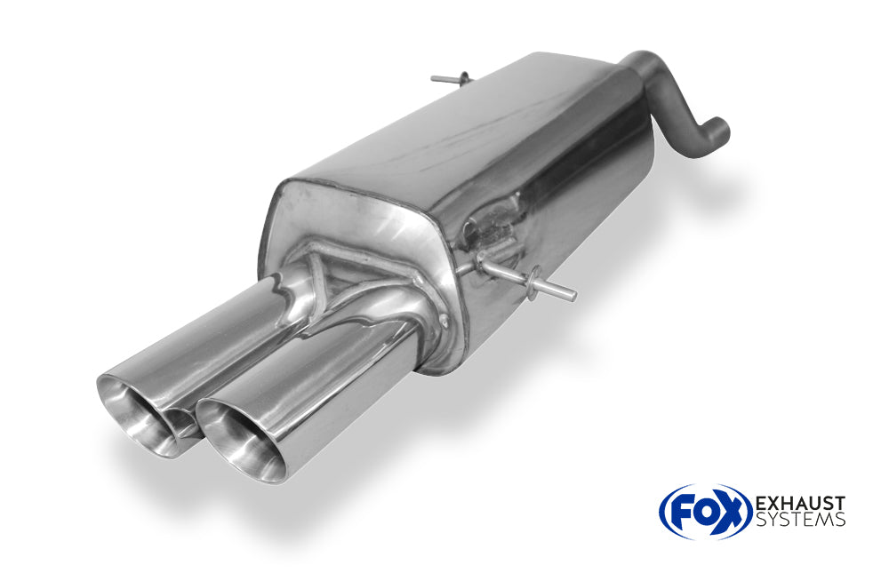 Fox passend fürFord Fiesta VII/ Fiesta VII Sport Endschalldämpfer - 2x80 Typ 25