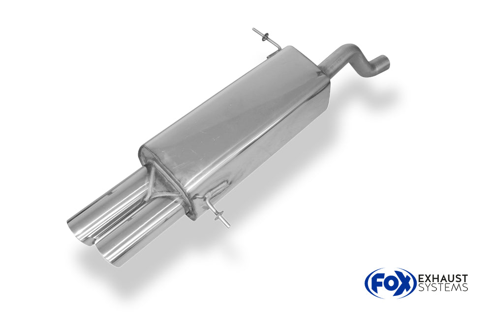 Fox passend fürFord Fiesta VII/ Fiesta VII Sport Endschalldämpfer - 2x80 Typ 25
