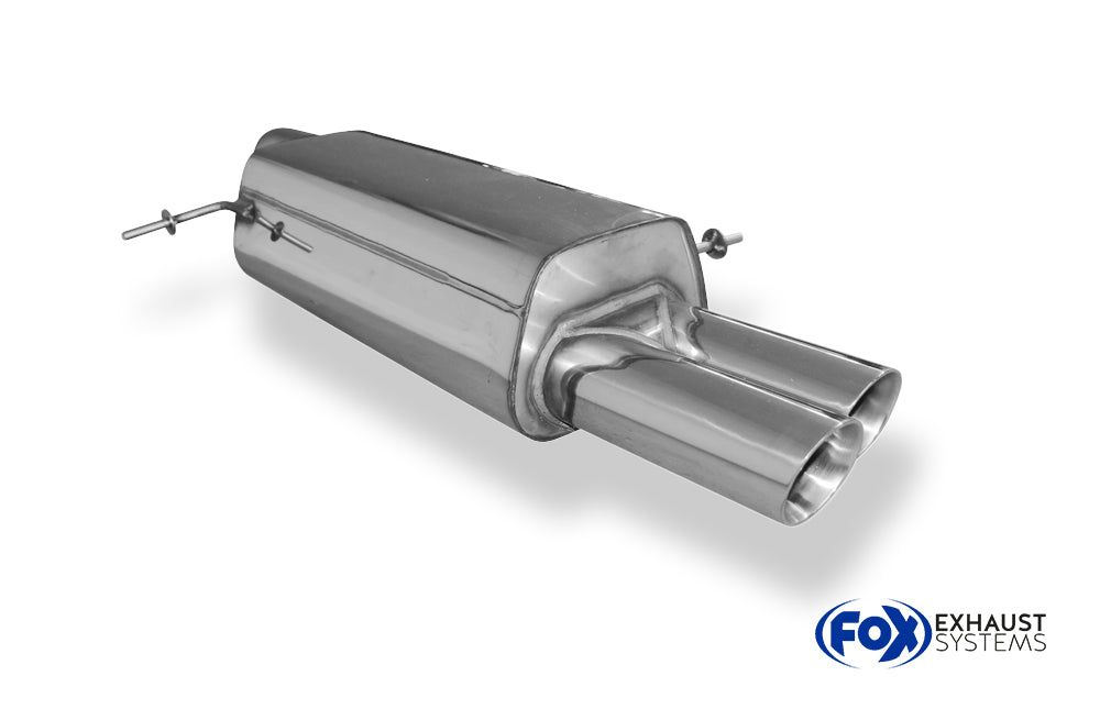 Fox passend fürFord Fiesta VII/ Fiesta VII Sport Endschalldämpfer - 2x80 Typ 25