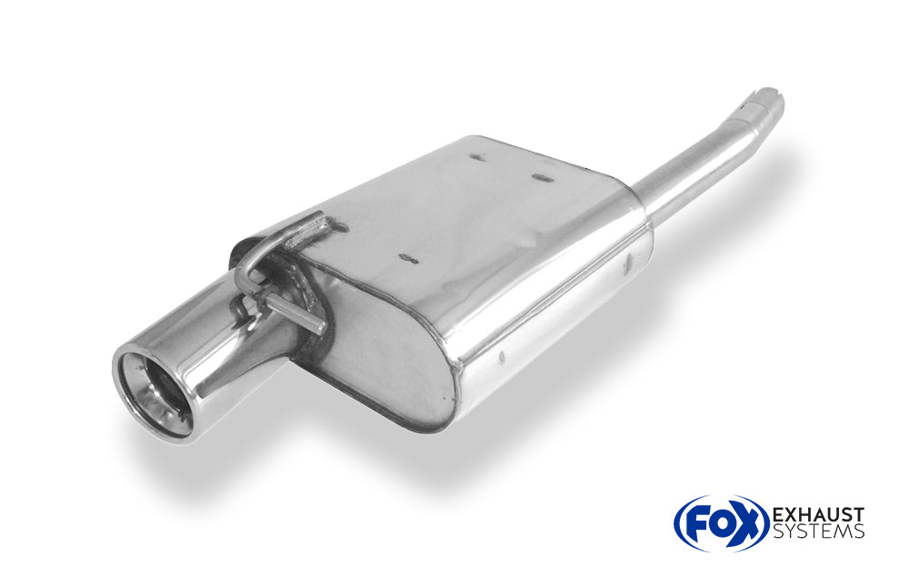 Fox passend fürFord Focus I Stufenheck DFW Endschalldämpfer  - 1x90 Typ 13
