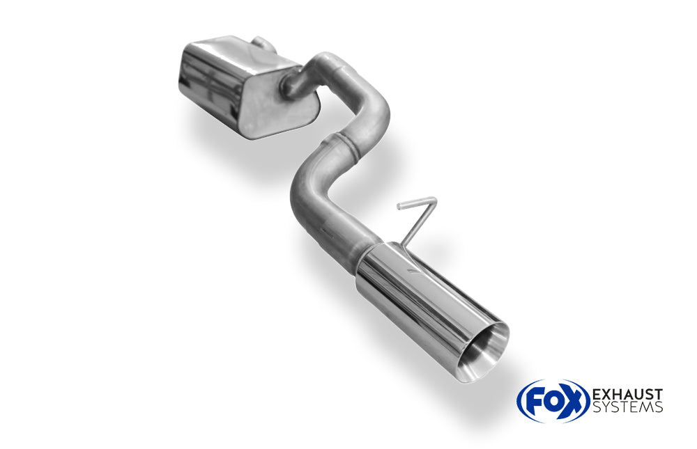Fox passend fürFord Focus II Fließheck Endschalldämpfer Ø63,5mm - 1x90 Typ 24 einseitig