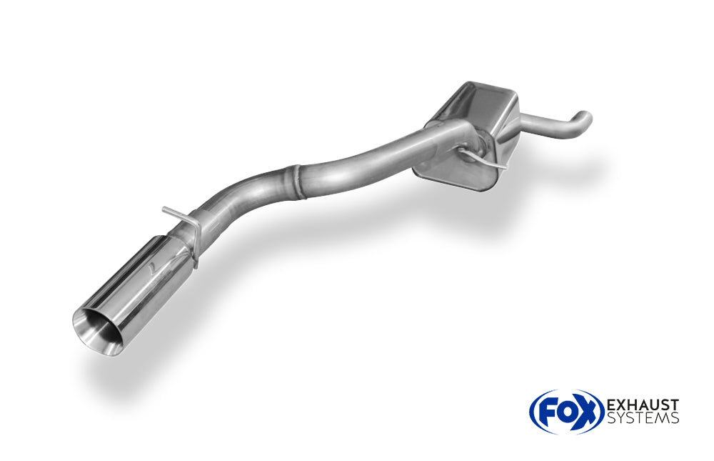 Fox passend für Ford Focus II Fließheck Endschalldämpfer Ø63,5mm - 1x90 Typ 24 einseitig
