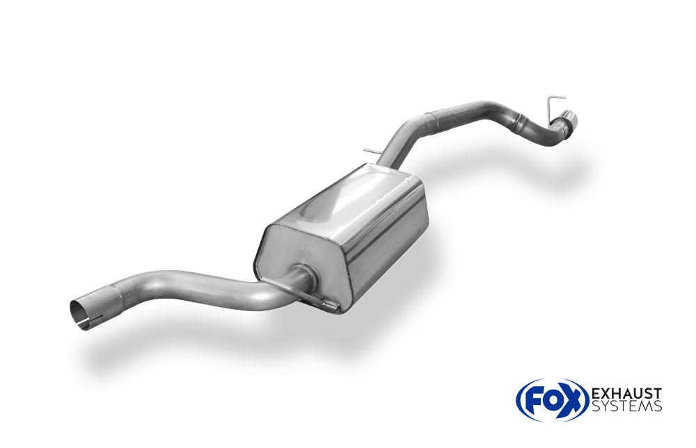 Fox passend fürFord Focus II Fließheck Endschalldämpfer Ø63,5mm - 1x90 Typ 24 einseitig