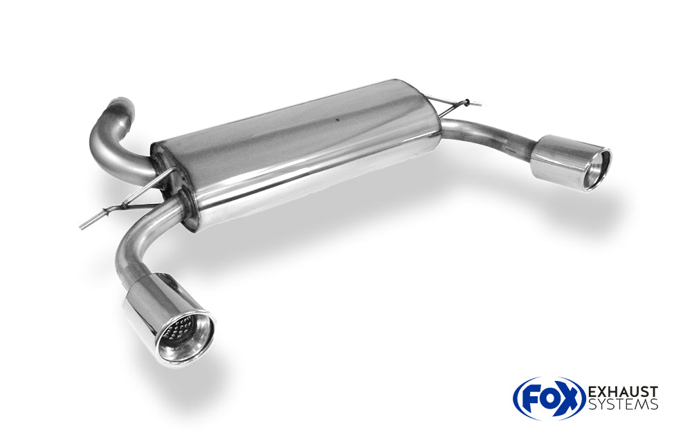 Fox passend fürFord Focus II ST Endschalldämpfer quer Ausgang rechts/links - 1x100 Typ 17 rechts/links