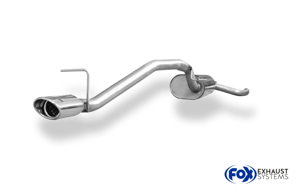 Fox passend fürFord Focus II Fließheck Facelift Endschalldämpfer - 106x71 Typ 33