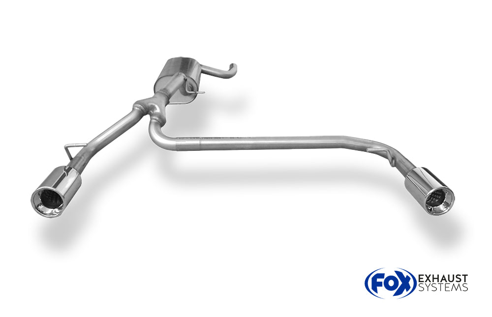 Fox passend fürFord Focus III Fließheck - Diesel Endschalldämpfer Ausgang rechts/links - 1x90 Typ 13 rechts/links
