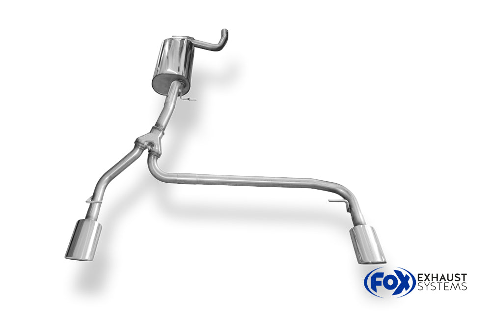 Fox passend fürFord Focus II Fließheck Facelift Endschalldämpfer Ausgang rechts/links - 106x71 Typ 32 rechts/links