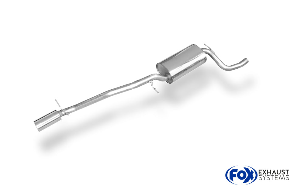 Fox passend für Ford Focus II Fließheck Facelift Endschalldämpfer - 1x90 Typ 13