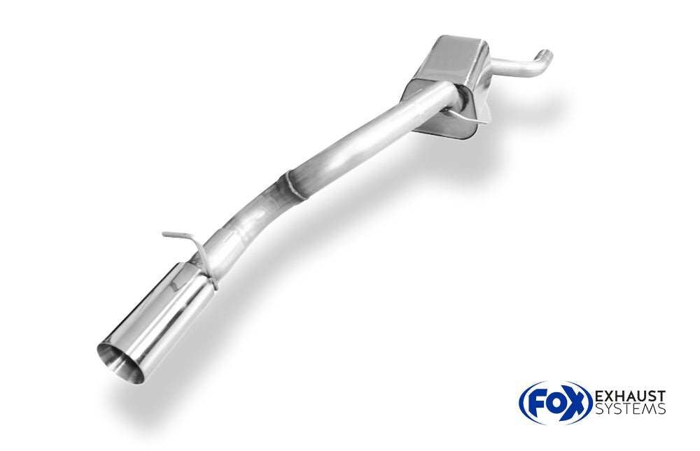 Fox passend fürFord Focus II Fließheck Facelift Endschalldämpfer Ø63,5mm - 1x90 Typ 24 einseitig