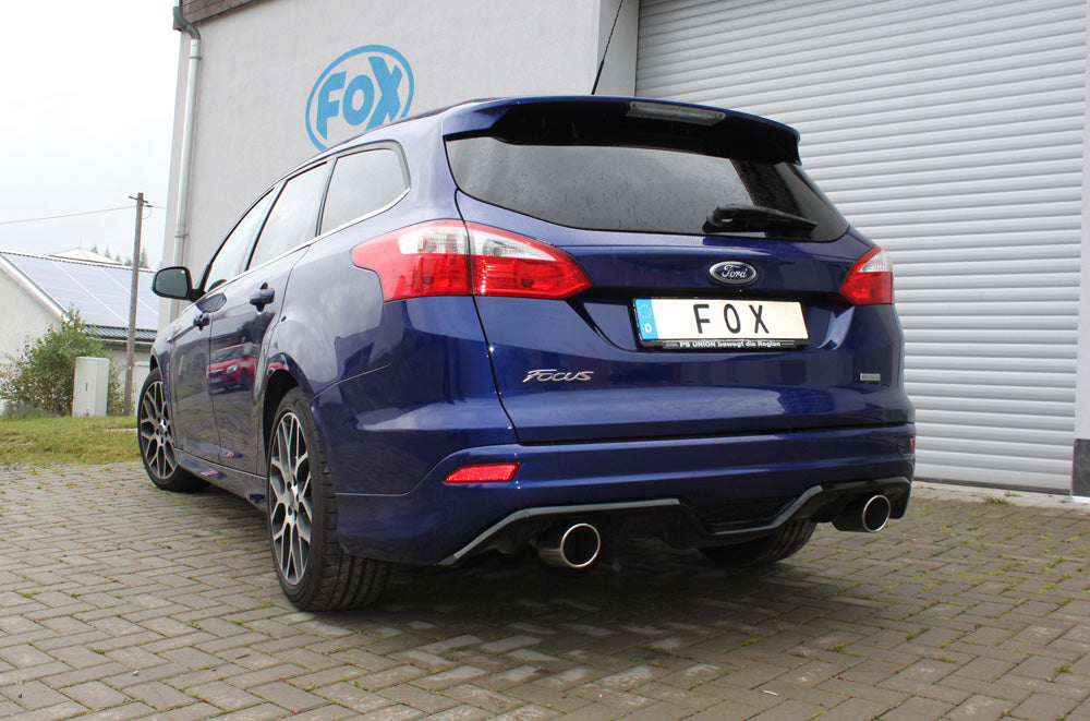 Fox passend fürFord Focus III Turnier Ecoboost Endschalldämpfer Ausgang rechts/links - 1x100 Typ 16 rechts/links