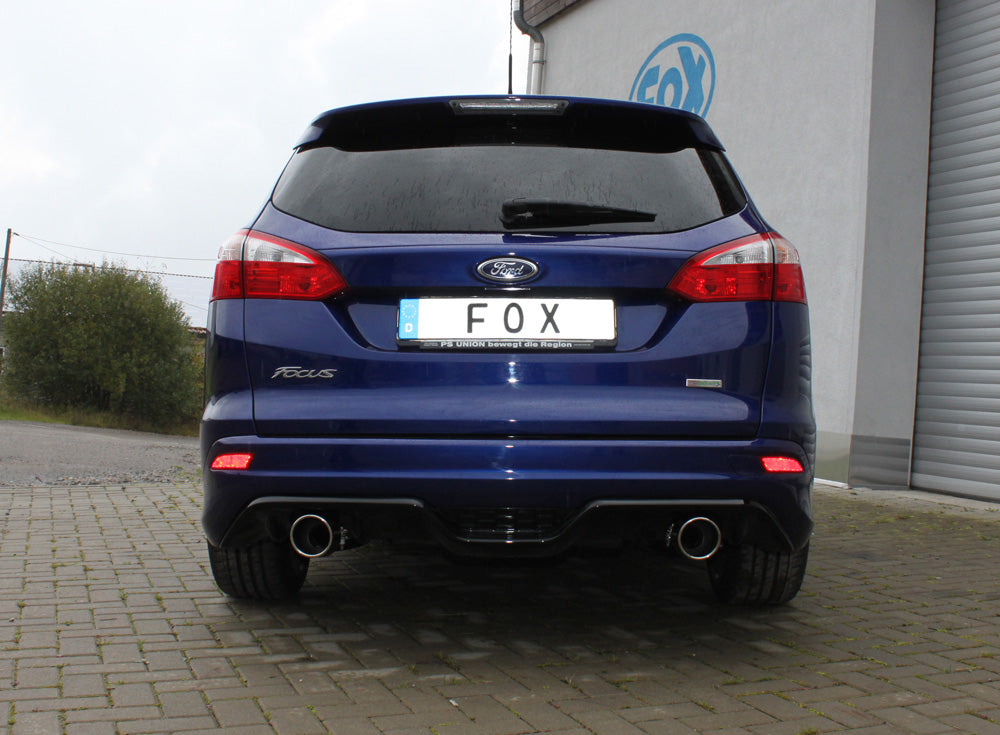 Fox passend fürFord Focus III Turnier Ecoboost Endschalldämpfer Ausgang rechts/links - 1x100 Typ 16 rechts/links