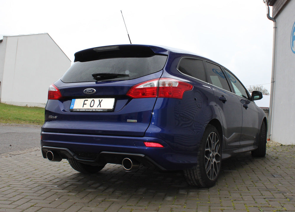 Fox passend fürFord Focus III Turnier Ecoboost Endschalldämpfer Ausgang rechts/links - 1x100 Typ 16 rechts/links