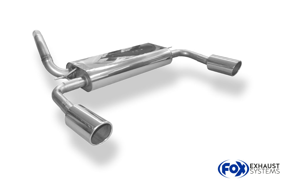 Fox passend fürFord Focus III Turnier Ecoboost Endschalldämpfer Ausgang rechts/links - 1x100 Typ 16 rechts/links