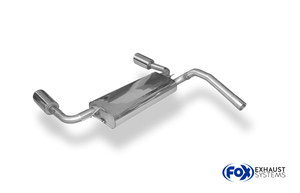 Fox passend fürFord Focus III Turnier Ecoboost Endschalldämpfer Ausgang rechts/links - 1x100 Typ 16 rechts/links