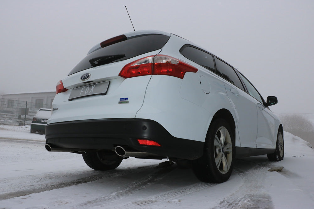Fox passend fürFord Focus III Ecoboost - Turnier/ Kombi Endschalldämpfer Ausgang rechts/links - 106x71 Typ 32 rechts/links