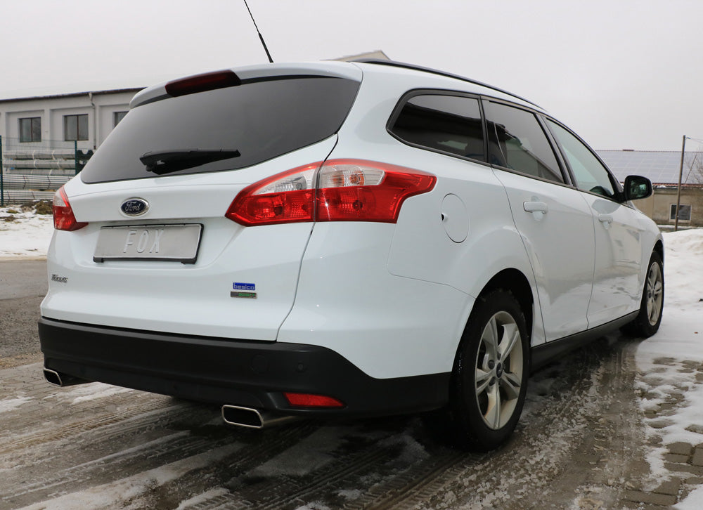 Fox passend fürFord Focus III Ecoboost - Turnier/ Kombi Endschalldämpfer Ausgang rechts/links - 145x65 Typ 59 rechts/links