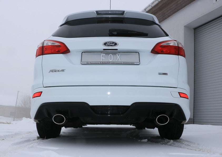Fox passend fürFord Focus III Ecoboost - Turnier/ Kombi mit Stylingpaket Endschalldämpfer Ausgang rechts/links - 115x85 Typ 32 rechts/links