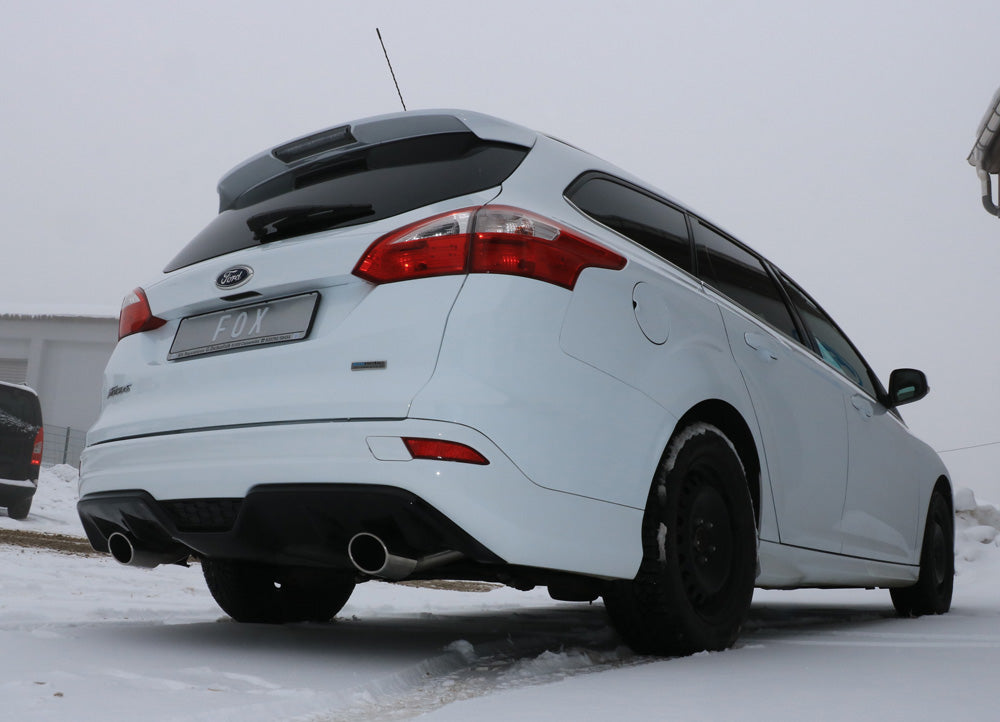 Fox passend fürFord Focus III Ecoboost - Turnier/ Kombi mit Stylingpaket Endschalldämpfer Ausgang rechts/links - 115x85 Typ 32 rechts/links