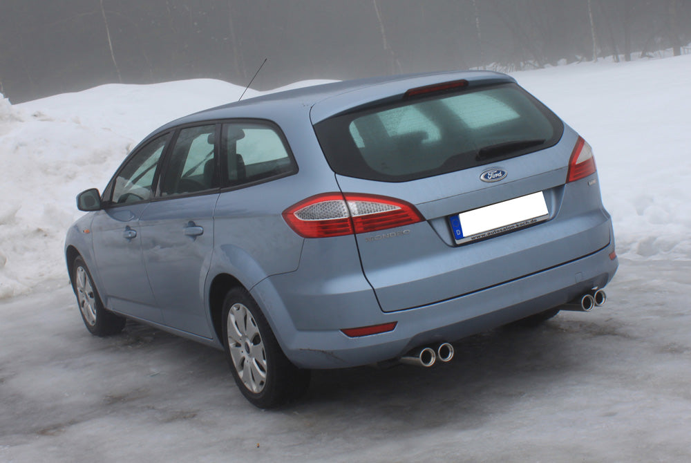 Fox passend fürFord Mondeo IV Turnier (Kombi) Endschalldämpfer rechts/links - 2x80 Typ 13 rechts/links