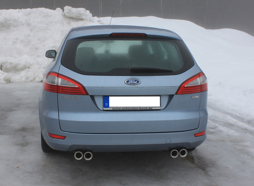 Fox passend fürFord Mondeo IV Turnier (Kombi) Endschalldämpfer rechts/links - 2x80 Typ 13 rechts/links
