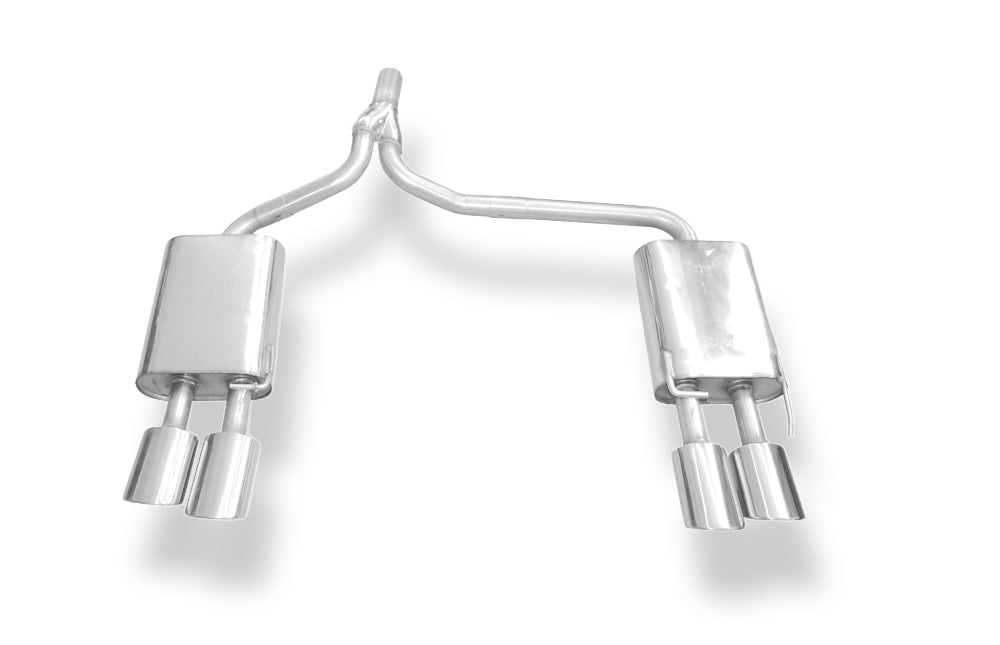 Fox passend fürFord Mondeo IV Stufenheck Endschalldämpfer rechts/links - 2x106x71 Typ 33 rechts/rechts
